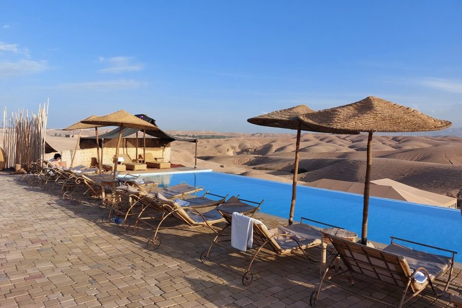 Agafay Desert Pass Day , Deluxe Tent with Shower and Swimming Pool